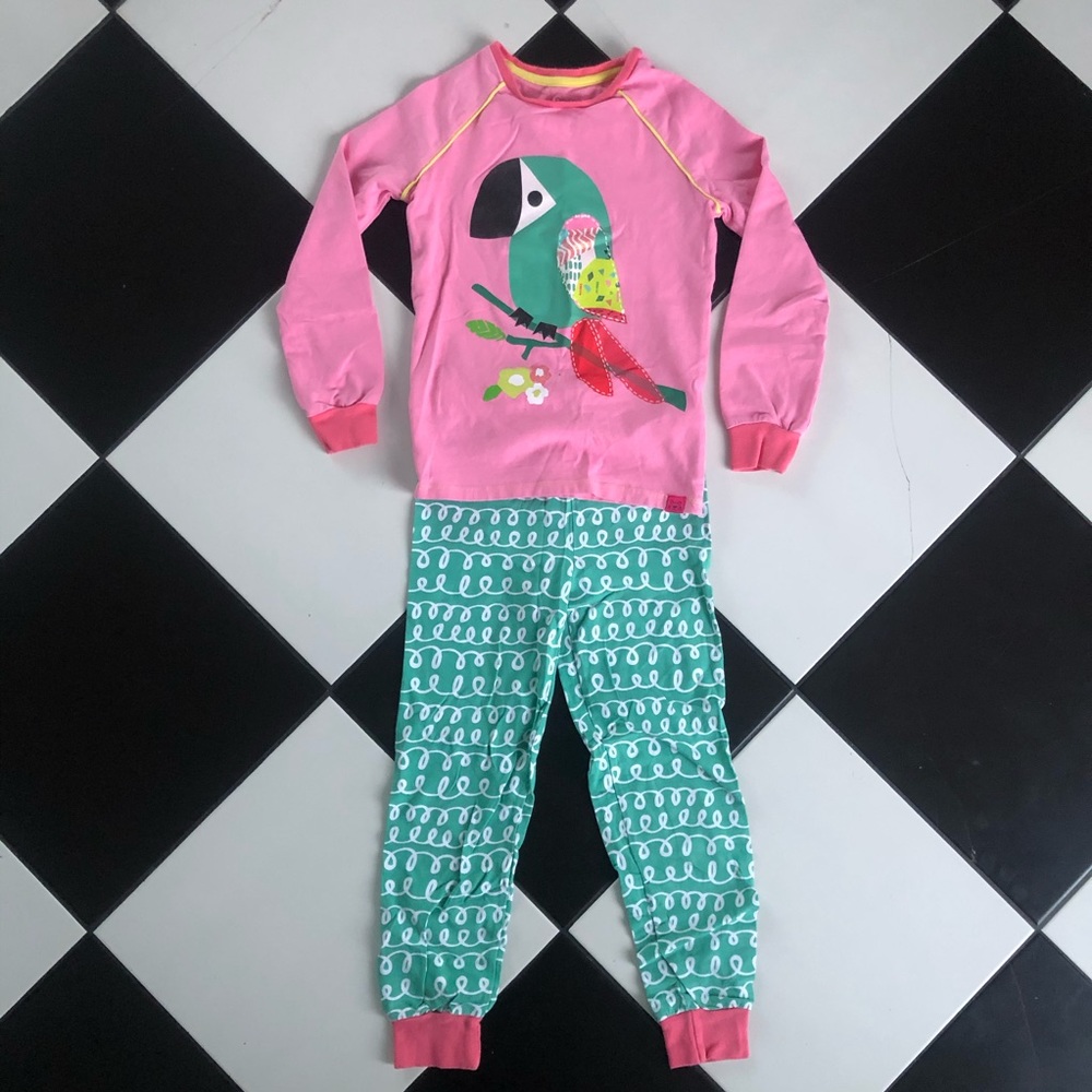 Girls Toucan Pajama Set